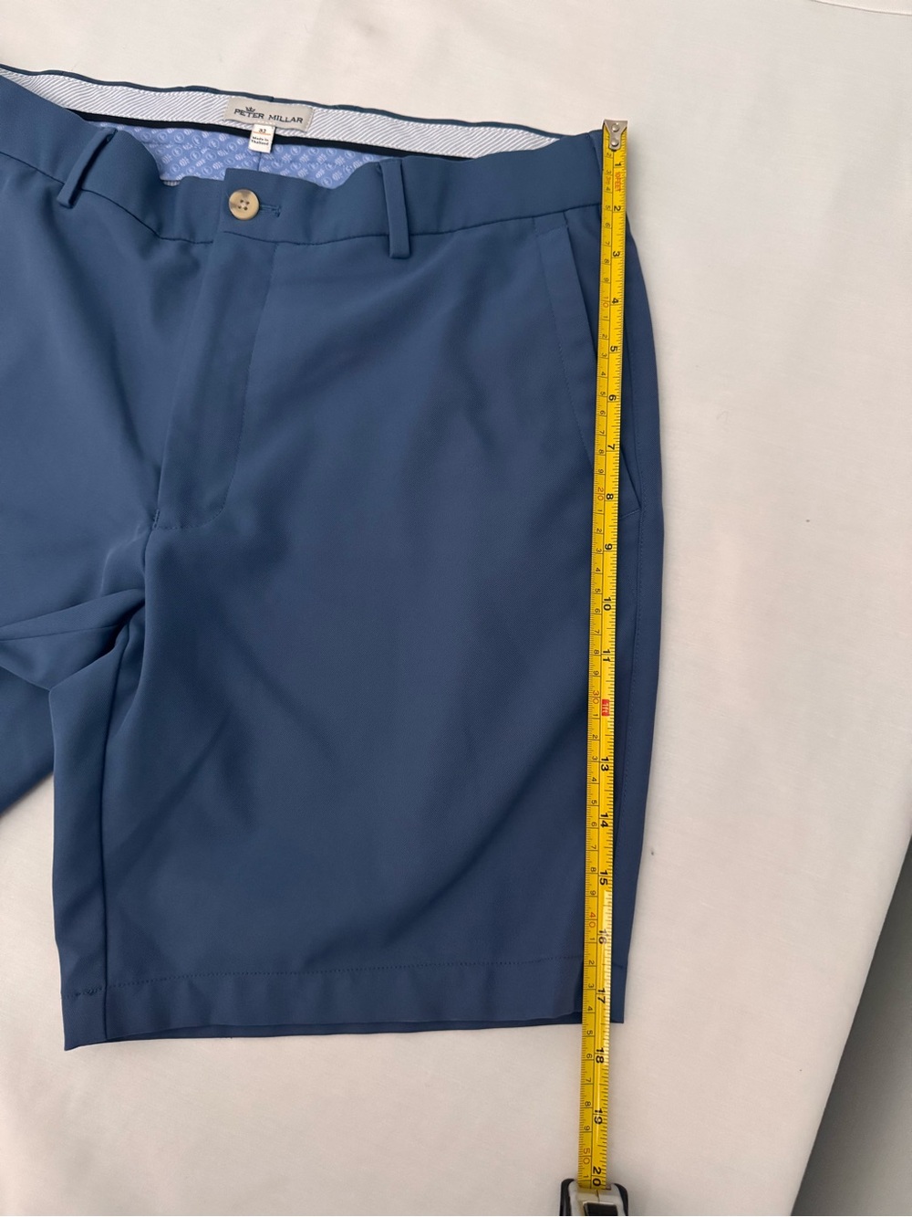 Peter Millar Shorts 32 Blue Golf Preppy - Picture 4 of 11